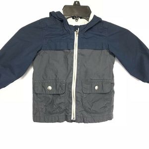 💫Old Navy Hooded Jacket Blue Gray Sz 18-24 months